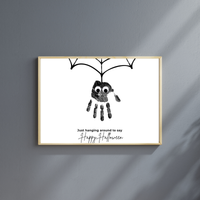 Halloween Spider Handprint Craft Bundle | Happy Halloween Spider Keepsake Printable | Preschool Halloween Activity | Daycare & Classroom Handprint Craft
