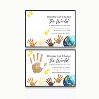Martin Luther King Jr. Handprint Craft for Kids | MLK Day Diversity & Kindness Printable Activity
