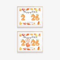 First Day of Fall Handprint Craft Printable 2026, Baby's First Fall Keepsake, Preschool Autumn Activity, Pumpkin Number Craft, Fall Classroom Decor