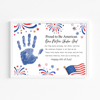 Christian 4th of July Handprint Craft for Kids | One Nation Under God Patriotic Preschool & Kindergarten Activity