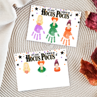 It's Just a Bunch of Hocus Pocus Handprint Craft Printable | Halloween Witch Handprint Keepsake | Preschool Halloween Activity | Daycare & Classroom Craft