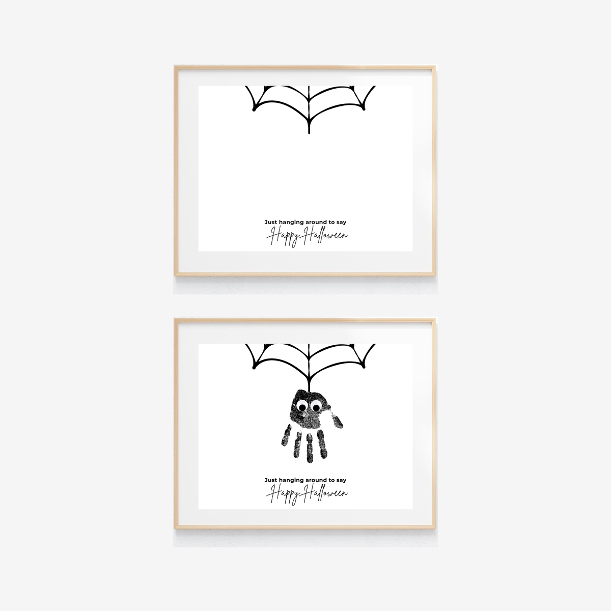 Halloween Spider Handprint Craft Bundle | Happy Halloween Spider Keepsake Printable | Preschool Halloween Activity | Daycare & Classroom Handprint Craft