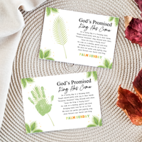 Palm Sunday Poem Handprint Craft Printable | “God’s Promised King Has Come” Christian Kids Activity | Easter Faith-Based Keepsake PDF