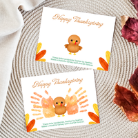 Happy Thanksgiving Turkey Handprint Craft Printable | Thanksgiving Handprint Keepsake | Preschool Fall Activity PDF