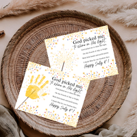 Christian July 4th Handprint Craft Printable | God Picked Me to Shine His Light | Patriotic Kids Keepsake Activity