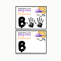 Hands Down It's a BOO-tiful Halloween Handprint Craft Printable | Halloween Keepsake Activity for Kids | Preschool Halloween Craft | Daycare & Classroom Printable