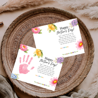 Mother’s Day Handprint Craft Printable | Happy Mother’s Day Keepsake Gift from Kids | Preschool DIY Handprint Art | Floral Mom Gift PDF