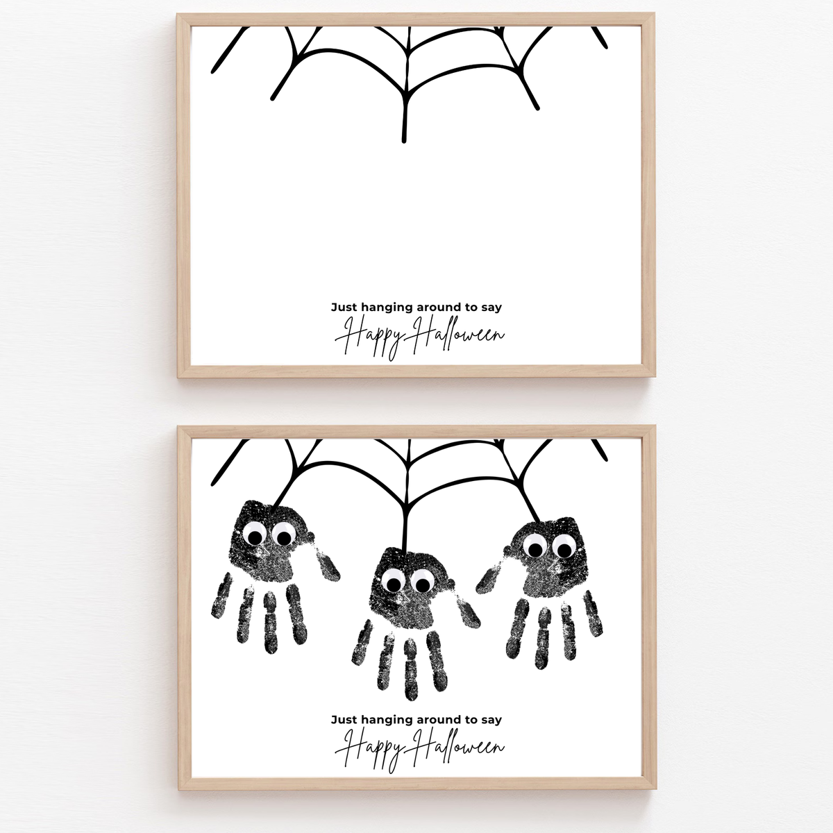 Halloween Spider Handprint Craft Bundle | Happy Halloween Spider Keepsake Printable | Preschool Halloween Activity | Daycare & Classroom Handprint Craft