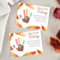 This Little Turkey Poem Handprint Craft | Thanksgiving Turkey Keepsake Printable