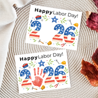 Happy Labor Day 2026 Handprint Craft | Printable Labor Day Keepsake for Preschool & Kindergarten