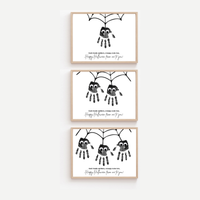 Halloween Spider Handprint Craft Bundle | Happy Halloween Spider Keepsake Printable | Preschool Halloween Activity | Daycare & Classroom Handprint Craft