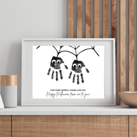 Christian Halloween Spider Handprint Craft | God Made Spiders Printable for Kids Bundle