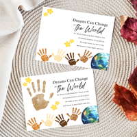 Martin Luther King Jr. Handprint Craft for Kids | MLK Day Diversity & Kindness Printable Activity