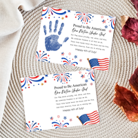Christian 4th of July Handprint Craft for Kids | One Nation Under God Patriotic Preschool & Kindergarten Activity