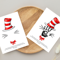 Reading Hat Handprint Craft Printable | Kids Book Week Keepsake Art | Classroom Reading Activity Digital Print