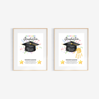 Daycare Graduation Handprint Craft Printable, Christian Graduation Keepsake for Kids, God Leads My Journey, Preschool Graduation Activity, Instant Download