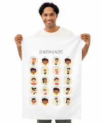 Spanish Feelings Wall Tapestry – Emotional Awareness & Language Learning Support