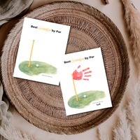 Golf Handprint Craft for Grandpa, Best Grandpa by Par Printable, Father’s Day Golf Keepsake from Kids, Grandpa Birthday Golf Gift