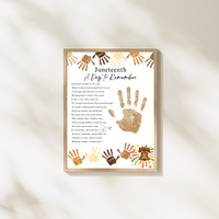 Juneteenth Handprint Craft Printable, Juneteenth Day to Remember Activity, Diversity Keepsake for Kids, Classroom Juneteenth Craft