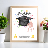 Pre-K Graduation Handprint Craft Printable | Preschool Graduation Keepsake | End of Year Classroom Activity | Kids Graduation Art PDF