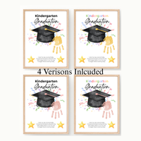 Kindergarten Graduation Printable | Graduation Cap Classroom Keepsake | End of Year Teacher Gift | Preschool Graduation Activity | 2026 Graduation Poster