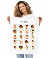 French Feelings Wall Tapestry – Emotional Awareness & Language Learning Support