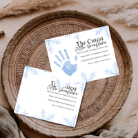 Winter Handprint Craft Printable | “The Cutest Little Snowflake” Keepsake Art | Winter Classroom & Preschool Handprint Activity PDF