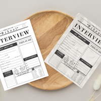 First Day of School Interview Printable | Back to School All About Me Worksheet | Student Memory Keepsake | Homeschool Classroom Activity