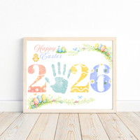 Easter 2026 Handprint Craft Printable | Happy Easter Keepsake | Kids Easter Art PDF