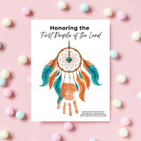 Honoring the First People of the Land Dreamcatcher Handprint Craft | Native American Heritage Month Printable