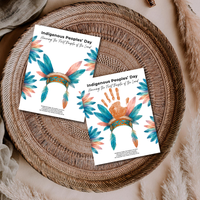 Indigenous Peoples' Day Handprint Craft | Native American Heritage Printable | Preschool & Kindergarten Keepsake Activity