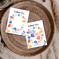 Labor Day Handprint Craft | Printable Labor Day Keepsake Activity for Preschool & Kindergarten