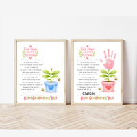 Grandma Grandparents Day Handprint Craft for Kids | God Picked You to Be My Grandma Christian Keepsake