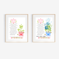 Grandma Grandparents Day Handprint Craft for Kids | God Picked You to Be My Grandma Christian Keepsake