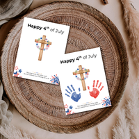 Christian 4th of July Handprint Craft for Kids | Patriotic Preschool & Kindergarten Activity | Faith-Based Printable