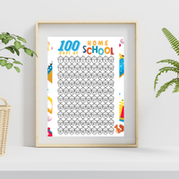 100 Days of School Printable Activities | 100 Chart & Color by Number Classroom Worksheets for Kids