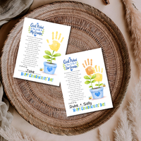 Grandparents Day Handprint Craft for Kids | God Picked You to Be My Grandpa & Our Grandpa Christian Keepsake