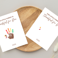 This Little Turkey Is Thankful for You Handprint Craft | Thanksgiving Keepsake Printable