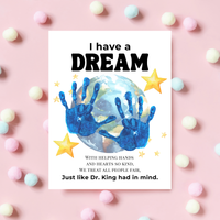 Martin Luther King Jr. I Have a Dream Handprint Craft | MLK Day Kindness & Diversity Activity for Kids