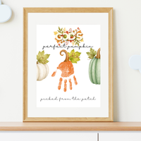 God’s Perfect Pumpkin Handprint Craft Printable | Christian Fall Keepsake | Pumpkin Handprint Activity for Kids | Preschool & Sunday School Craft