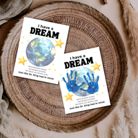 Martin Luther King Jr. I Have a Dream Handprint Craft | MLK Day Kindness & Diversity Activity for Kids