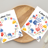 Labor Day Handprint Craft | Printable Labor Day Keepsake Activity for Preschool & Kindergarten