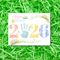 Easter 2026 Handprint Craft Printable | Happy Easter Keepsake | Kids Easter Art PDF