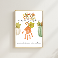 God’s Perfect Pumpkin Handprint Craft Printable | Christian Fall Keepsake | Pumpkin Handprint Activity for Kids | Preschool & Sunday School Craft