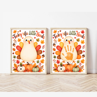 Turkey Handprint Craft for Kids | Turkey-rific Little Hands Thanksgiving Printable | Preschool Fall Keepsake
