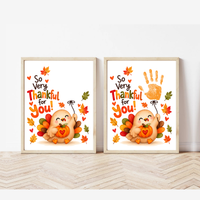 Thanksgiving Handprint Craft for Kids | So Very Thankful for You Printable | Turkey Fall Keepsake
