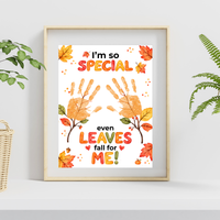 Fall Handprint Craft for Kids | I’m So Special Even Leaves Fall for Me | Autumn Preschool Keepsake