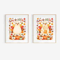 Turkey Handprint Craft for Kids | Turkey-rific Little Hands Thanksgiving Printable | Preschool Fall Keepsake