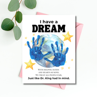 Martin Luther King Jr. I Have a Dream Handprint Craft | MLK Day Kindness & Diversity Activity for Kids