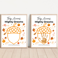 Fall Acorn Outline Craft for Kids | Tiny Acorns Mighty Dreams Preschool Fine Motor & Creative Art Activity